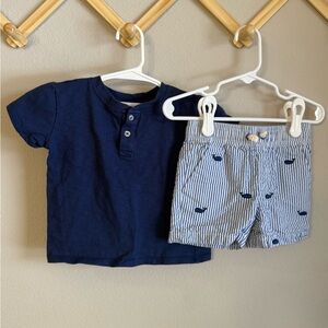 Adventurewear Kid Navy Blue Short Set